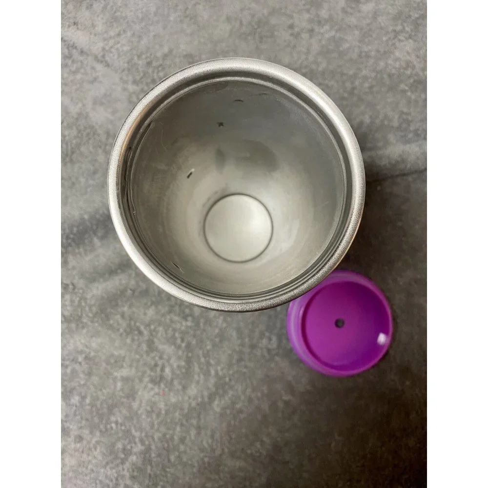 Starbucks Pink Purple Coral Reef metal 24 oz cold cup Tumbler 2021 NO STRAW ASIS